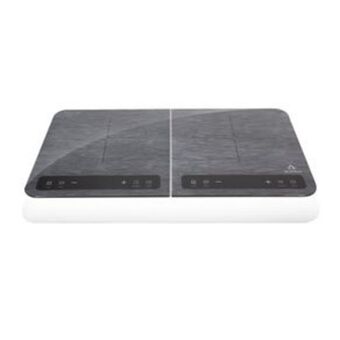 El Bodegón Parrilla de inducción 2 quemadores supra con panel de cristal y bloqueo de seguridad brush w two oferta