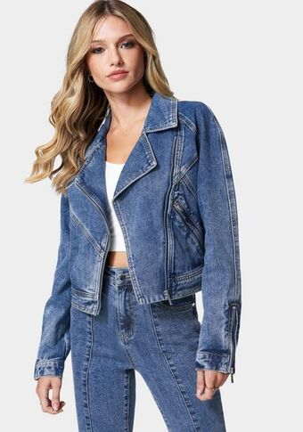 Bebe Moto denim jacket oferta