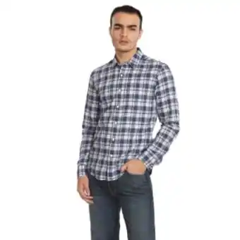 Camisa manga larga cuadros levis