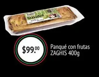 Fresko Panqué con frutas zaghis 400g oferta