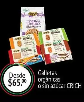 Fresko Galletas orgánicas o sin azúcar crich oferta