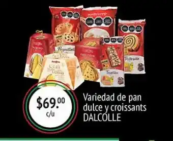 Pan dulce y croissants dalcolle