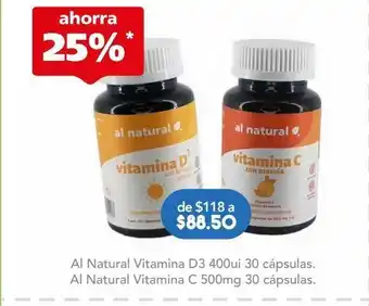 Farmacia San Pablo Al natural vitamina d3 con brócoli 30 cápsulas oferta