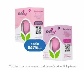 Farmacia San Pablo Cuttiecup tamaño a copa menstrual 1 pieza oferta