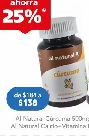 Farmacia San Pablo Al natural cúrcuma 60 cápsulas oferta