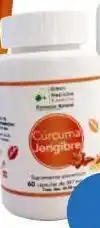 Farmacia San Pablo Green medicine & nutrition cúrcuma - jengibre suplemento alimenticio 60 cápsula oferta