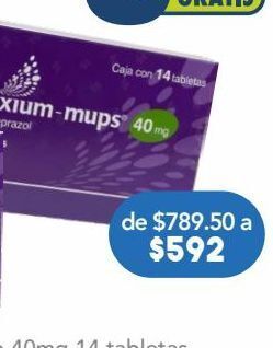 Farmacia San Pablo Nexium mups 14 tabletas caja oferta