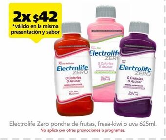 Farmacia San Pablo Electrolife zero bebida rehidratante sabor fresa kiwi 625 ml oferta
