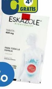 Farmacia San Pablo Eskazole para toda la familia 1 tableta caja albendazol 400 mg oferta