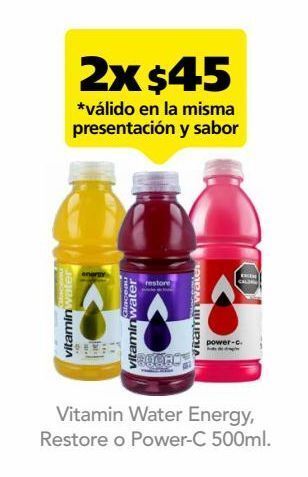 Farmacia San Pablo Vitamin water restore sabor ponche de frutas 500 ml oferta