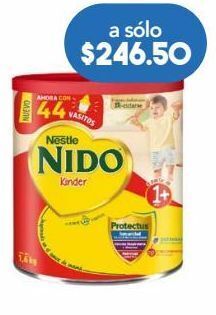 Farmacia San Pablo Nido leche en polvo kínder 1+ con prebio 1 1.6 kg oferta