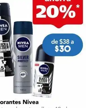 Farmacia San Pablo Nivea men invisible 48h black&white antitraspirante en roll on oferta