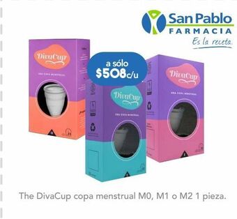 Farmacia San Pablo The divacup copa menstrual modelo 1 1 pieza oferta