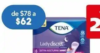 Farmacia San Pablo Tena lady discret toallas para incontinencia extra nocturna 8 piezas oferta