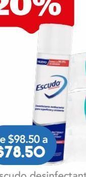 Farmacia San Pablo Escudo desinfectante antibacterial para superficies y ambiente 400 ml oferta