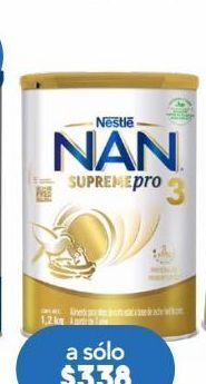 Farmacia San Pablo Nan supreme pro 3 alimento a base de leche para niños desde 1 año 1.2 kg oferta