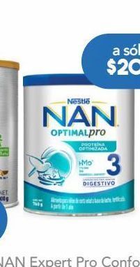 Nan 3 optipro fórmula infantil para niños a partir de 1 año 760 g