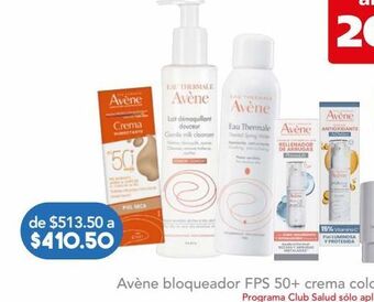Farmacia San Pablo Avène protector solar crema facial con color fps50+piel sensible para rostro 50 ml oferta