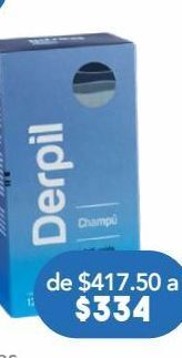 Farmacia San Pablo Derpil shampoo anticaída tratamiento auxiliar 120 ml oferta