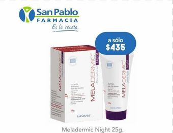 Farmacia San Pablo Meladermic night crema facial despigmentante 25 g oferta