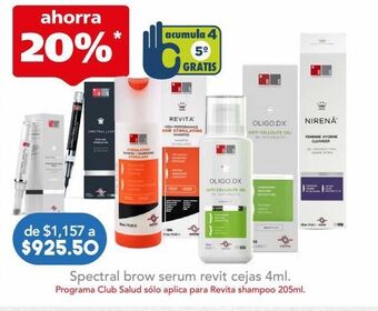 Farmacia San Pablo Spectral brow serum revitalizante de cejas 4 ml oferta