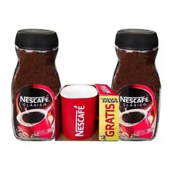 Café soluble nescafé clásico 2 pzas de 350 g