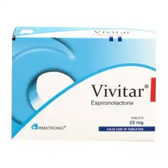 Vivitar 25 mg con 30 tabletas