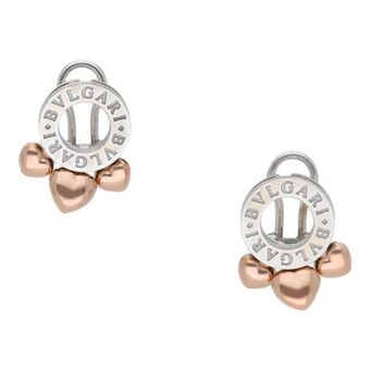 Nacional Monte de Piedad Aretes diseño especial en oro dos tonos 14 kilates. oferta