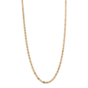 Nacional Monte de Piedad Collar eslabón nudo marino en oro amarillo 14 kilates. oferta