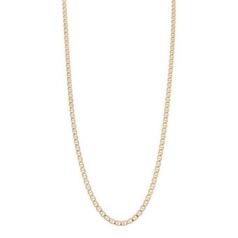 Nacional Monte de Piedad Collar eslabón nudo marino en oro amarillo 14 kilates. oferta