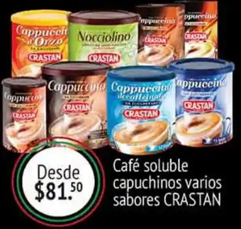 Fresko Café Soluble Capuchinos Varios Sabores Crastan oferta