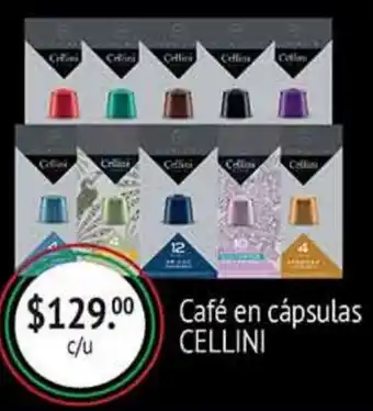 Café en Cápsulas Cellini