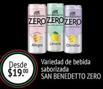 Variedad de Bedida Saborizada San Benedetto Zero
