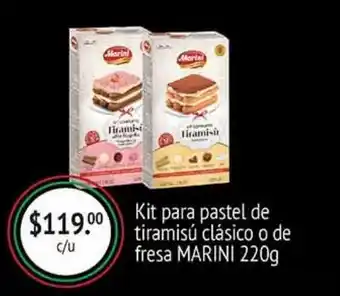 Fresko Kit para pastel tiramisú clásico o de fresa marini 220g oferta