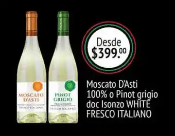 Moscato d'asti 100% white fresco italiano