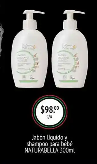 Fresko Jabón líquido y shampoo para bebé naturabella 300ml oferta