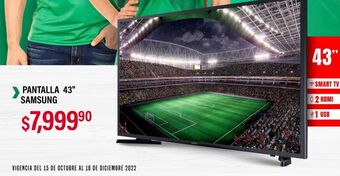 Pantalla 43" samsung