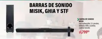 Barras de sonido misik, guia t stf