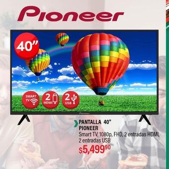 Pantalla 40" pioneer