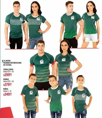 DelSol Playera federación mexicana de fútbol oferta