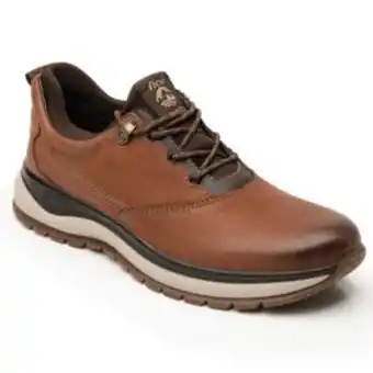 Tenis urbano para caballero flexi choclo dark tan 401001