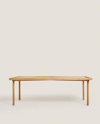 ZARA HOME Mesa centro roble oferta