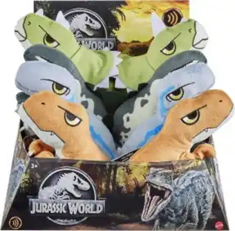 Julio Cepeda Jugueterías Peluche jurassic world mini con sonidos oferta