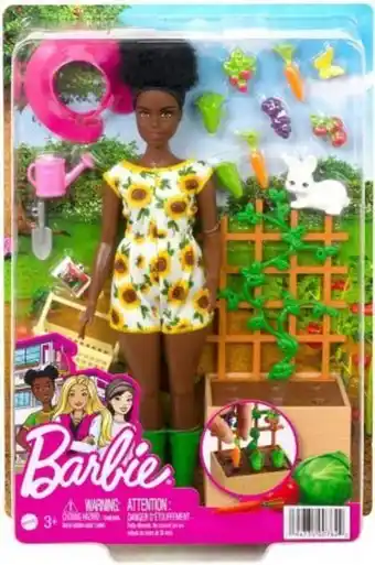 Julio Cepeda Jugueterías Barbie set de jardinería muñeca y mascotas oferta