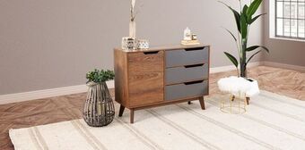 Muebles Dico Cómoda oleg nogal oferta