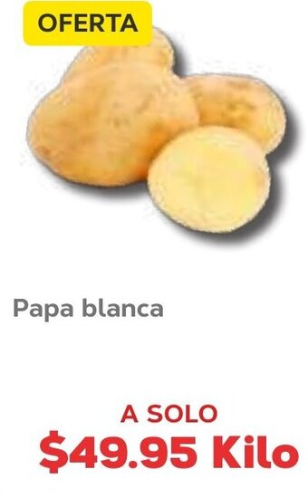 Super Aki Papa Blanca oferta