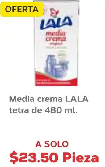 Media Crema Lala Tetra de 480ml