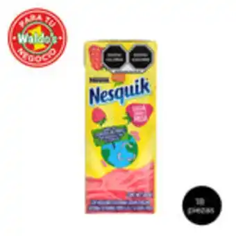 Waldos Mayoreo leche nesquik sabor fresa, 18 piezas oferta