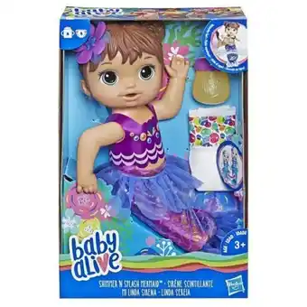 Juguetrón Hasbro baby alive mi linda sirenita castaña e3691 oferta