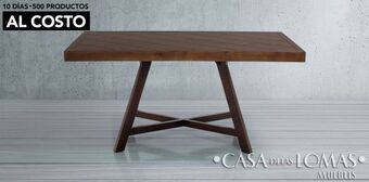 Mesa de comedor capri nogal